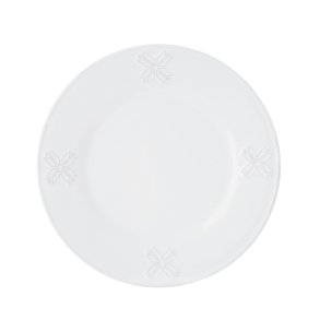 12 stk Asjett Sn�rose hvit m/relieff �:20,5cm