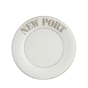 6 stk Asjett � 22cm New Port krem