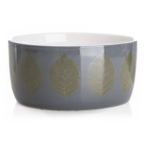 4 stk Sk�l Posh gr� m/gr�nne blad