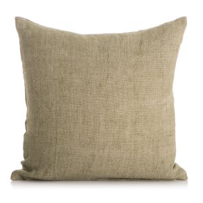 Putetrekk Olivia 100% lin olivengr�nn 50x50cm