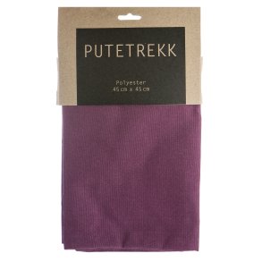 Putetrekk Vera burgunder 45x45 cm