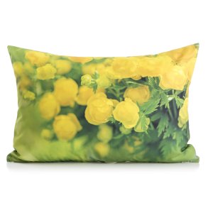 Pute m/fotoprint sm�rblomst 60x40 