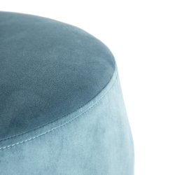 Puff�Velvet�lys�petrol��:47�cm