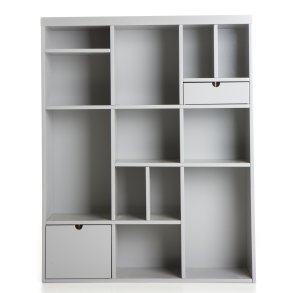 Vegghylle Edel gr� MDF H:90cm