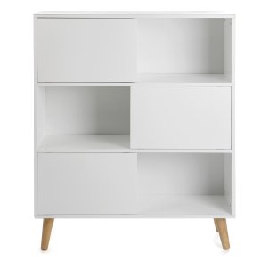 Reol Ola m/skyved�rer hvit