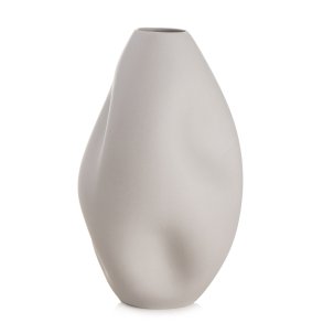 Vase Retro gr� H:16,5 �:9cm