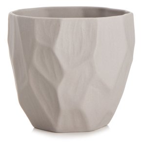 Telysglass retro gr� H:7cm