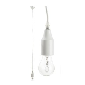 Taklampe/pendel hvit