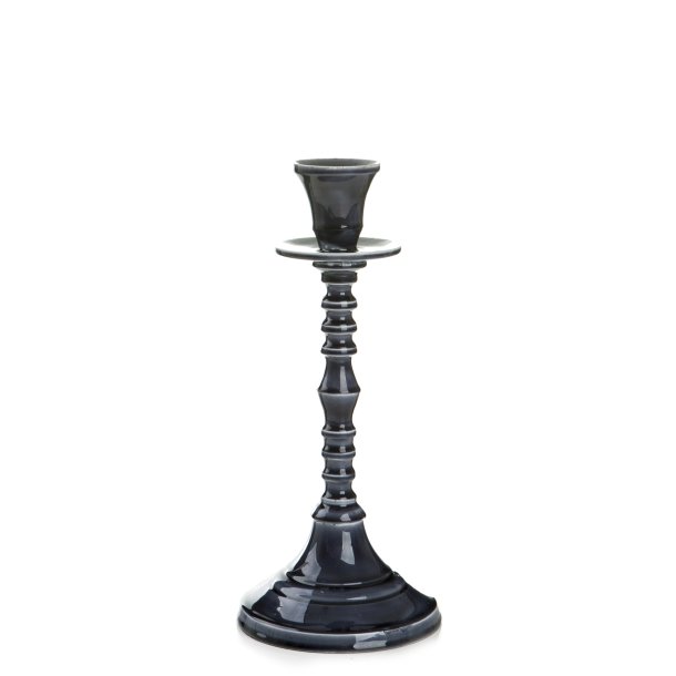 Lysestake Karo bl� H:24 �:11cm