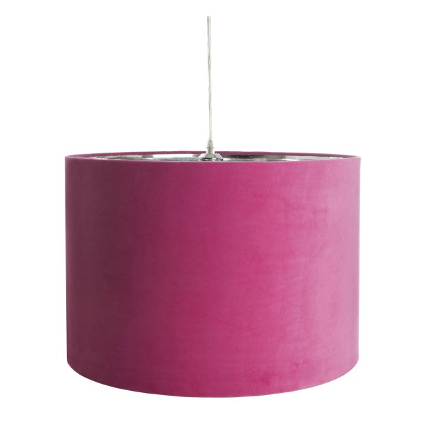 Lampe stor rosa :50 H:35cm