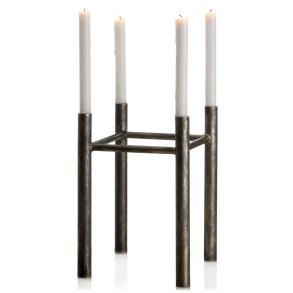 Lysestake/adventstake gr�/gull H:30cm 