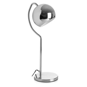 Lampe kule s�lv H:50cm