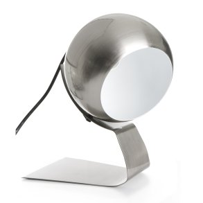 Bordlampe i krommet st�l 