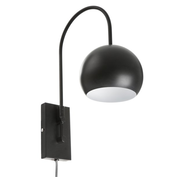 Vegglampe sort H:40cm