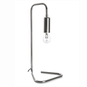 Bordlampe i s�lv H:49cm 