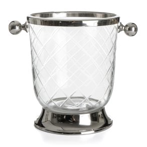 Isb�tte slipt glass H:26cm