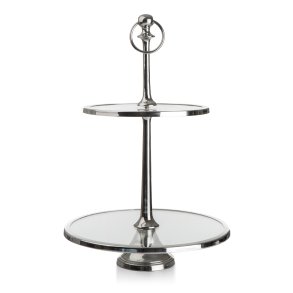 Etasjefat to etasjer glass m/s�lvkant