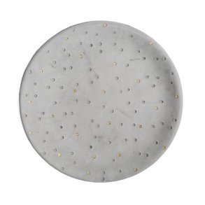 Dekorfat betong m/gulldekor �:29cm 