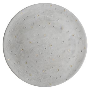 Dekorfat betong m/gulldekor �:40cm 