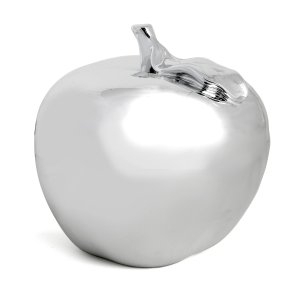 Dekoreple porselen s�lv H:12cm 