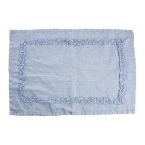 Spisebrikke Adele dus bl� m/ruflekant 35x50