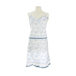 Forkle hvit med bl� blader Songvaar