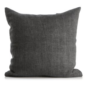 Putetrekk Olivia 100% lin gr� 50x50cm