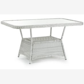 Bord rektangul�rt 90x150cm Lyngholm hvitmelert