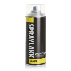 Spraymaling 400 ml klarlakk h�yglans