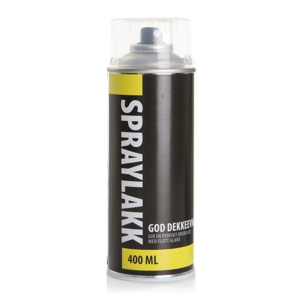 Spraymaling 400 ml klarlakk hyglans