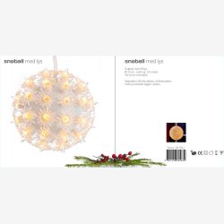 Reservep�re 5stk til Sn�ball m/50 lys blister