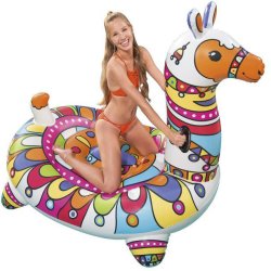 Badeleke stor Lama oppbl�sbar 193x151cm