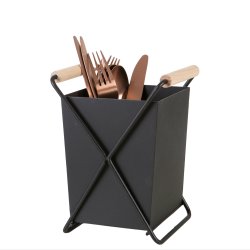 Redskapsholder i sort jern m/h�ndtak i ask