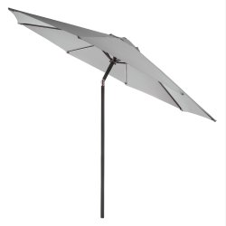 Parasoll med tilt lys gr� �:2m