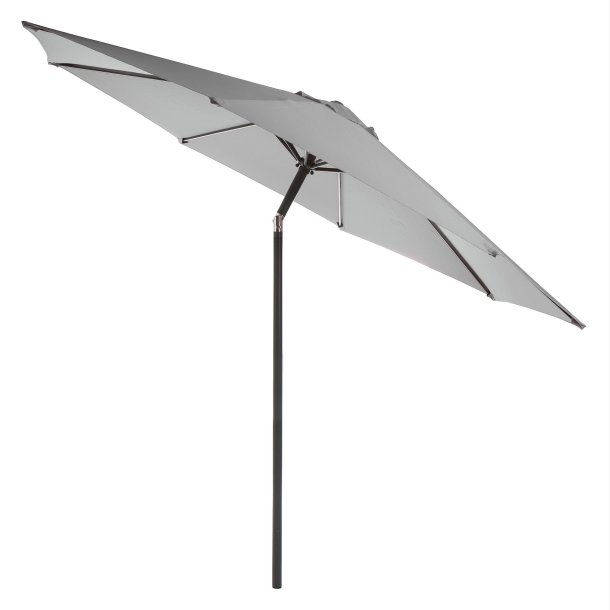 Parasoll med tilt lys gr� �:2m