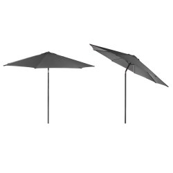 Parasoll med tilt m�rk gr� �:2m
