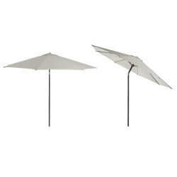Parasoll med tilt offwhite �:2m
