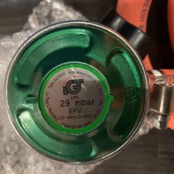 Gassregulator med slange Napoleon
