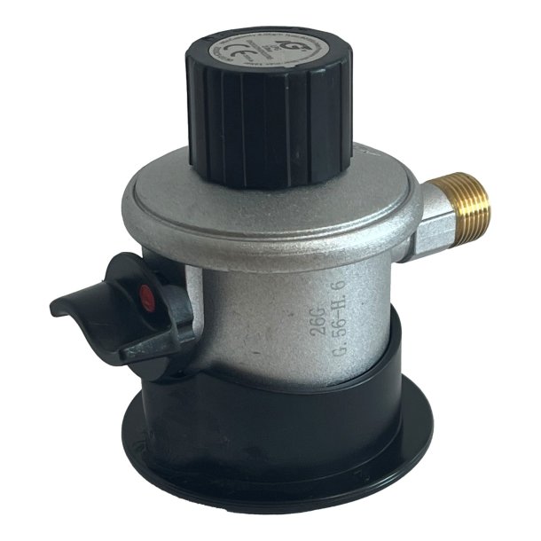 Gassregulator med mengderegulering