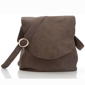 Veske brun, simulert l�r