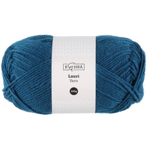 Ullgarn Lauri petrol 100 g