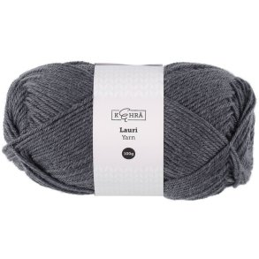 Ullgarn Lauri mrk gr 100 g