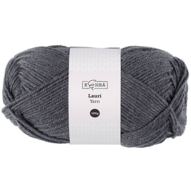 Ullgarn Lauri mrk gr 100 g