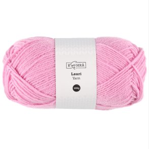 Ullgarn Lauri lys rosa 100 g