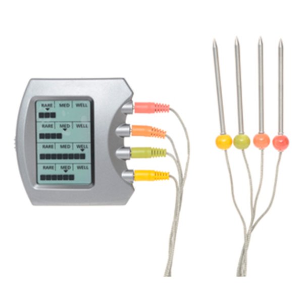 Termometer elektrisk med 4 flere