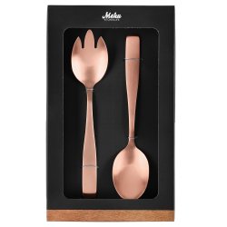  Salatbestikk 2 deler ros�gull