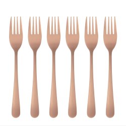  Kakegaffel 6 pakning ros�gull