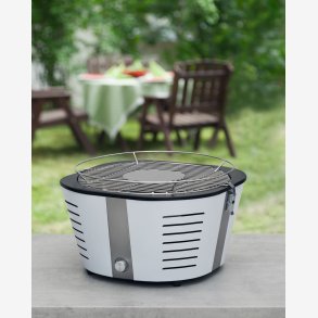 Kullgrill rykfri hvit