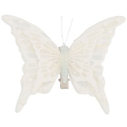 Dekorsommerfugl med klips 3-pk
