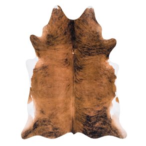 Skinn kunstig storfe brun 155x190cm